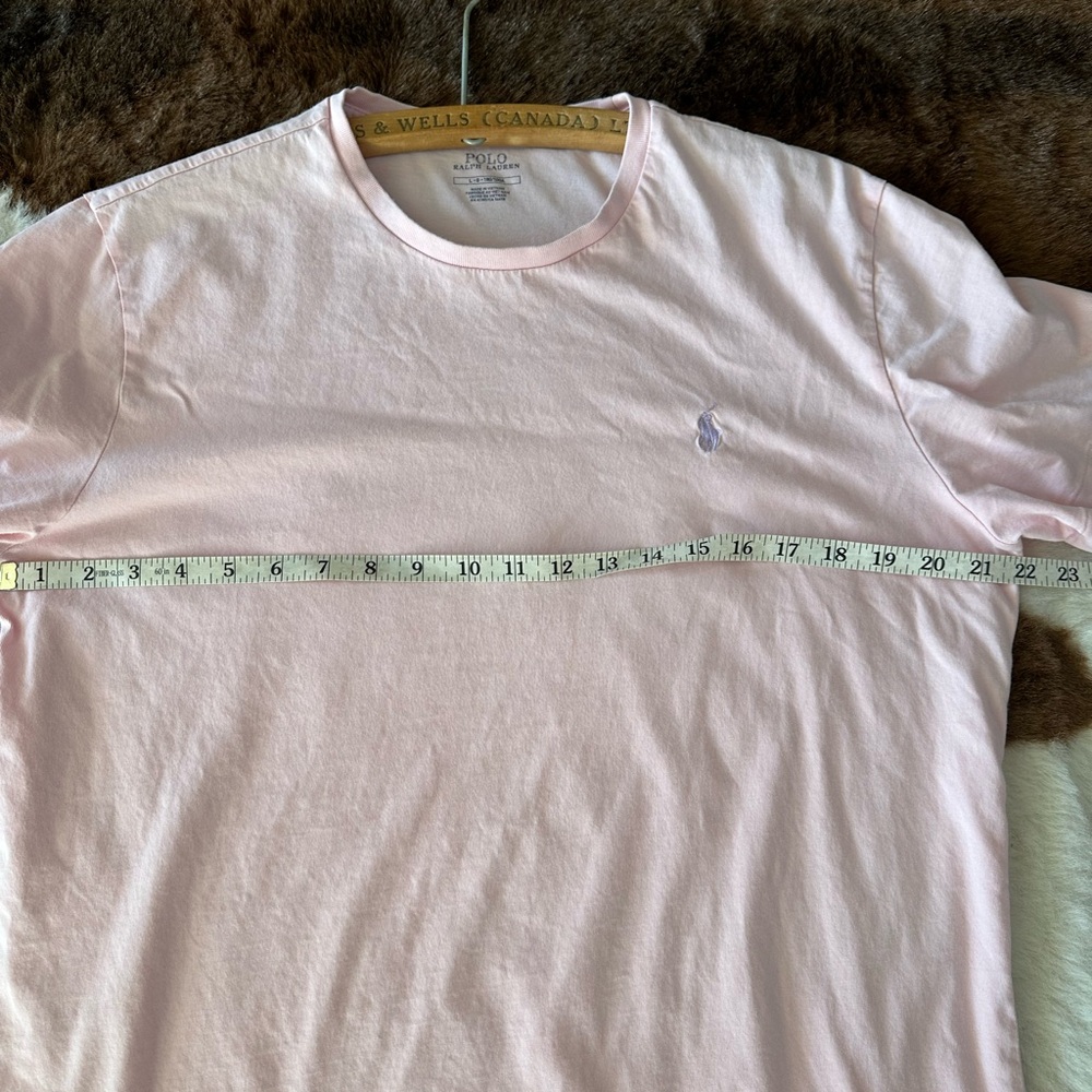 Polo Ralph Lauren Light Pink Crewneck Tee - Picture 7 of 8